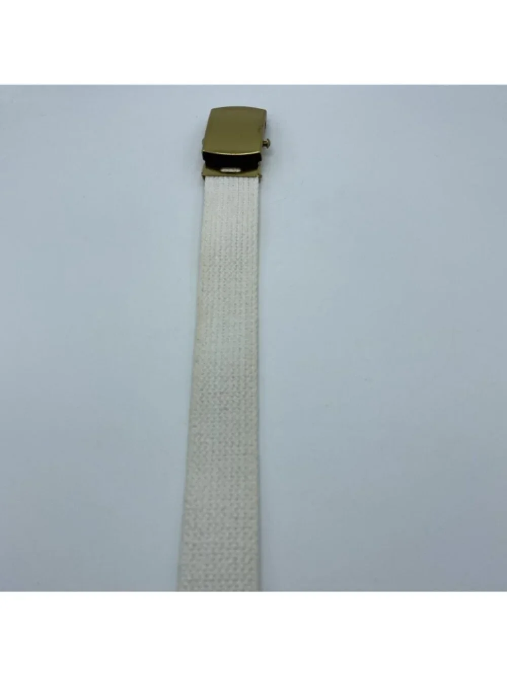 Vanguard NY White Slip Thru Adjustable Belt Men’s Size M